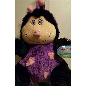 Pillow Pet Ladybug PURPLE Child Kid Backpack 14"